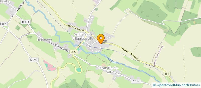 localisation de l'entreprise MONSIEUR RYAN KYRYLIW  SAINT-VAAST-D'EQUIQUEVILLE