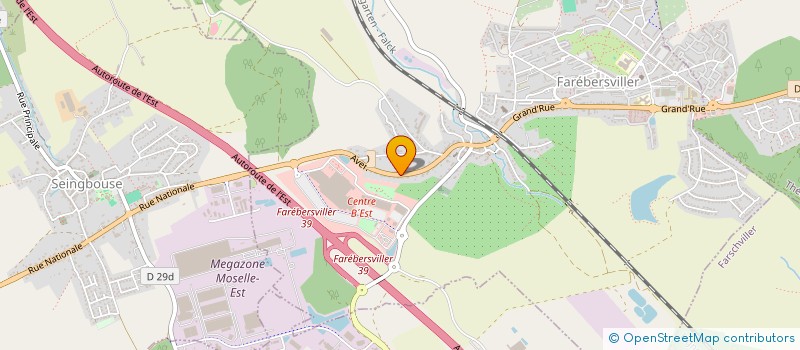 localisation de l'entreprise MONSIEUR RYAN LAROUSSI  FAREBERSVILLER