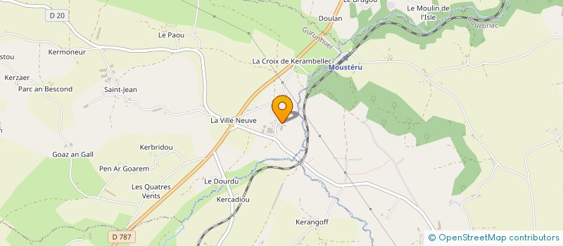 localisation de l'entreprise MONSIEUR RYAN LE BEC  SAINT-ADRIEN