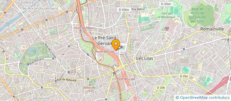 localisation de l'entreprise MONSIEUR RYAN LODDO  LE PRE-SAINT-GERVAIS