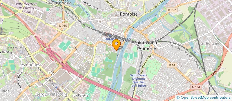 localisation de l'entreprise MONSIEUR RYAN LOHMANN  PONTOISE