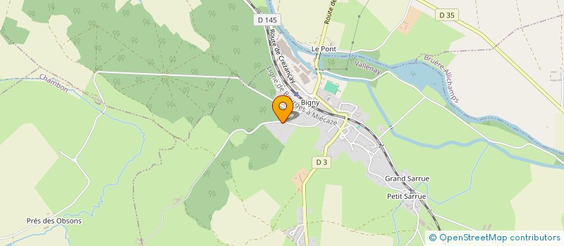 localisation de l'entreprise MONSIEUR RYAN LOUGLAYAL  VALLENAY