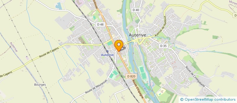 localisation de l'entreprise MONSIEUR RYAN MANNI  AUTERIVE