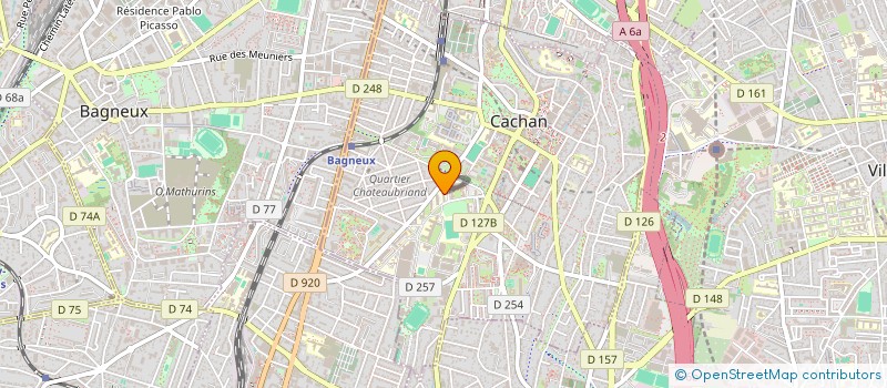 localisation de l'entreprise MONSIEUR RYAN MAYANITH  CACHAN