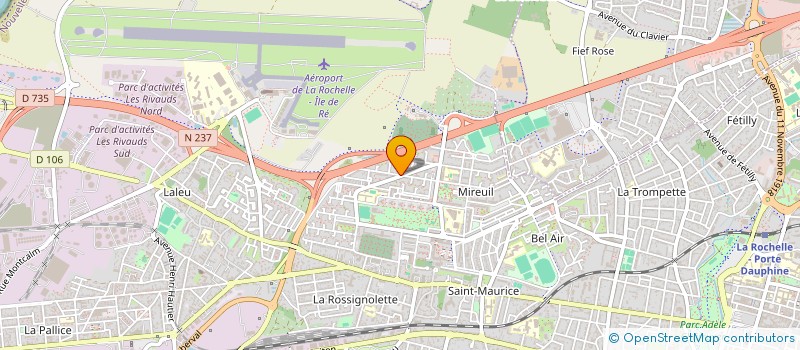 localisation de l'entreprise MONSIEUR RYAN OILLO  LA ROCHELLE