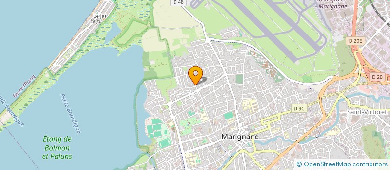 localisation de l'entreprise MONSIEUR RYAN PAVIN  MARIGNANE