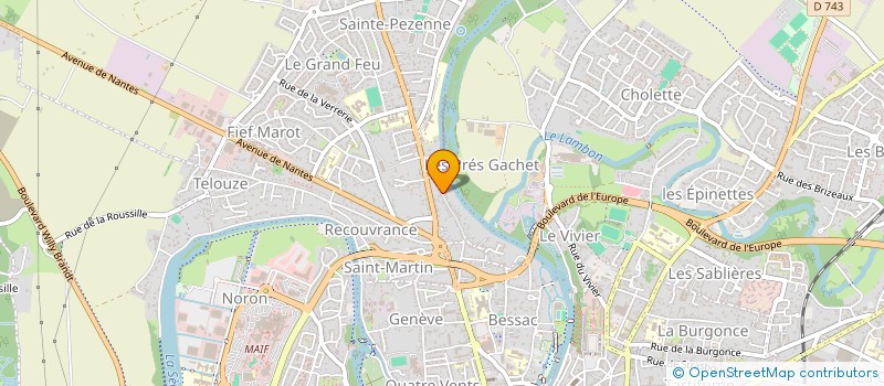 localisation de l'entreprise MONSIEUR RYAN PINEAU  NIORT