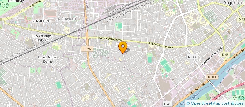 localisation de l'entreprise MONSIEUR RYAN RAHMANI  ARGENTEUIL