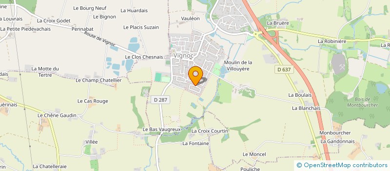 localisation de l'entreprise MONSIEUR RYAN RIVIERE  VIGNOC