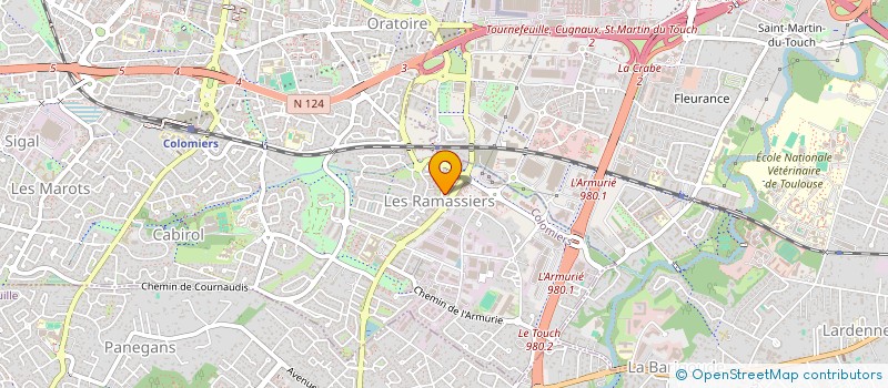 localisation de l'entreprise MONSIEUR RYAN ROUX à COLOMIERS