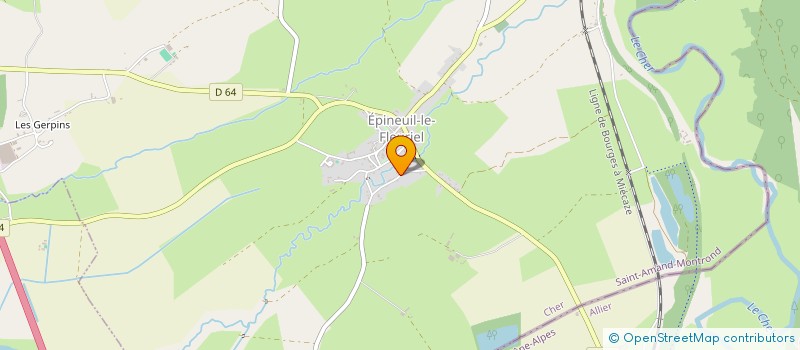 localisation de l'entreprise MONSIEUR RYAN SABRI  EPINEUIL-LE-FLEURIEL