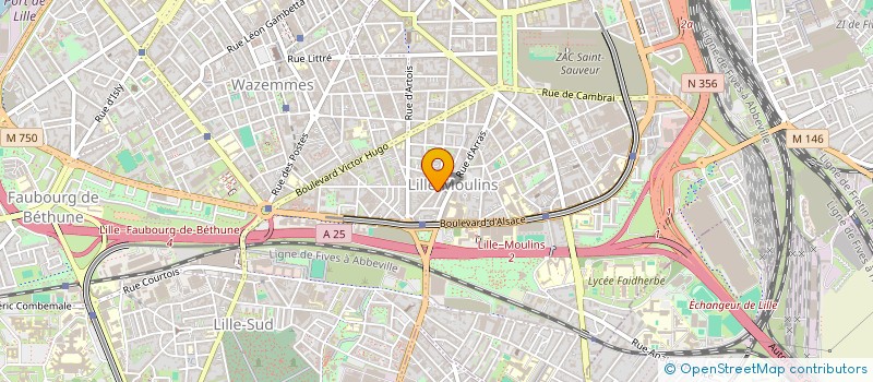 localisation de l'entreprise MONSIEUR RYAN SASSI  LILLE