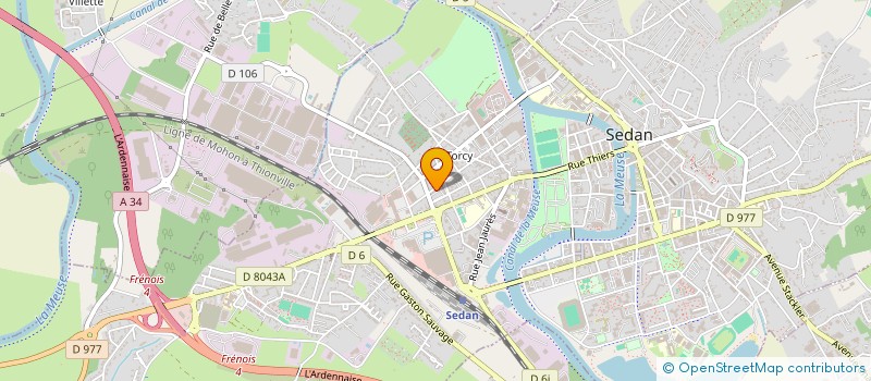 localisation de l'entreprise MONSIEUR RYAN SOETE  SEDAN