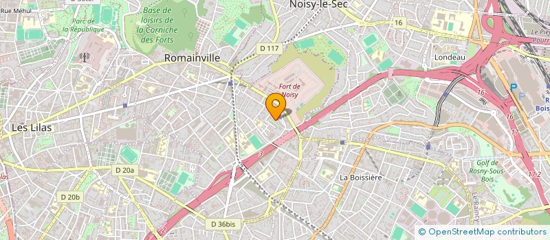 localisation de l'entreprise MONSIEUR RYAN SOUAFI à ROMAINVILLE