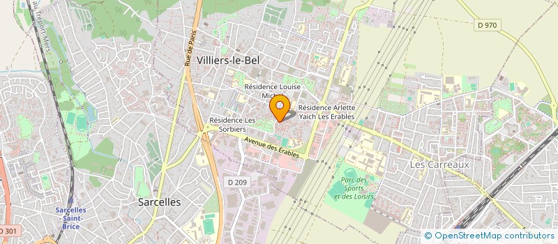 localisation de l'entreprise MONSIEUR RYAN TABBOUCHA  VILLIERS-LE-BEL