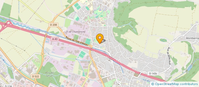 localisation de l'entreprise MONSIEUR RYAN THARAFI  BOURGOIN-JALLIEU