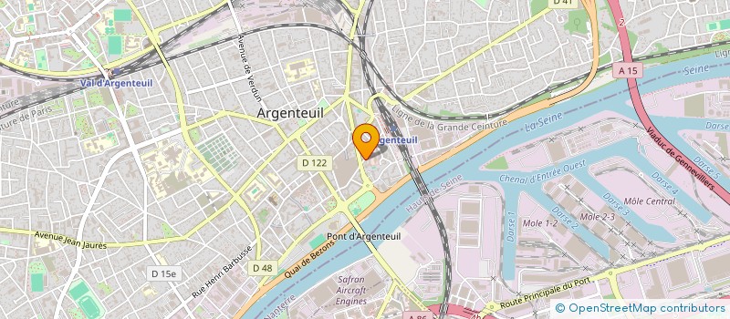 localisation de l'entreprise MONSIEUR RYAN THERESE  ARGENTEUIL