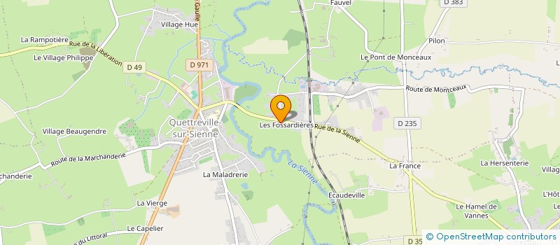 localisation de l'entreprise MONSIEUR RYAN TRICOT  QUETTREVILLE-SUR-SIENNE