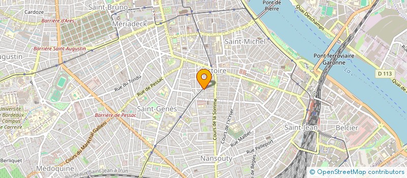 localisation de l'entreprise MONSIEUR RYAN VERGE  BORDEAUX