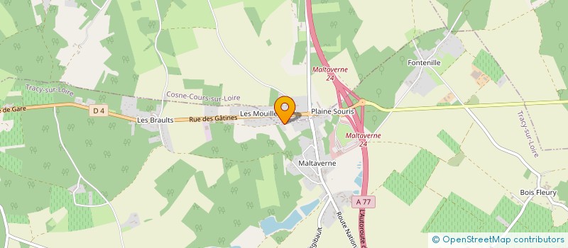 localisation de l'entreprise MONSIEUR RYAN WEISS à TRACY-SUR-LOIRE