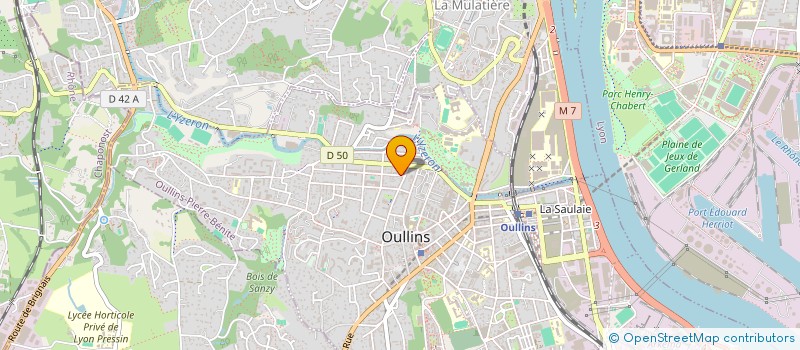 localisation de l'entreprise MONSIEUR RYAN WILSON  OULLINS-PIERRE-BENITE