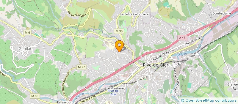 localisation de l'entreprise MONSIEUR RYDA AIDEL  RIVE-DE-GIER