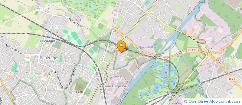 localisation de l'entreprise MONSIEUR RYDIANO BAUDIER  BRUAY-SUR-L'ESCAUT