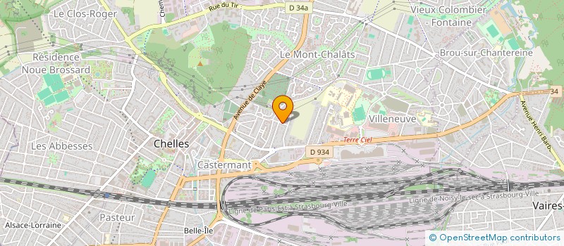 localisation de l'entreprise MONSIEUR RYLES CHENOUFI  CHELLES