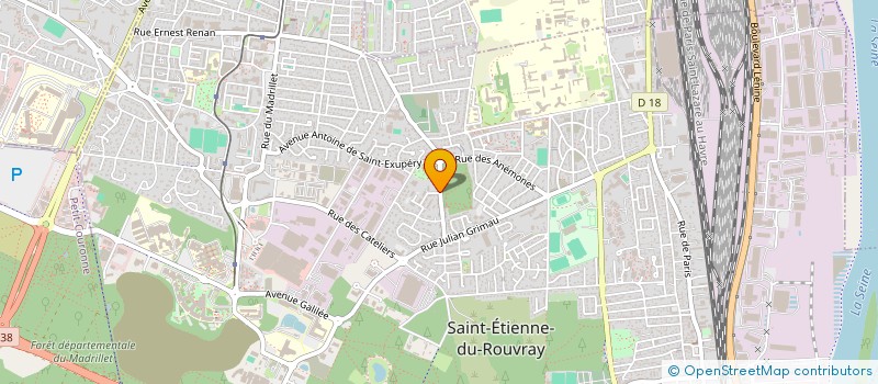 localisation de l'entreprise MONSIEUR RYLES MEZZAA  SAINT-ETIENNE-DU-ROUVRAY