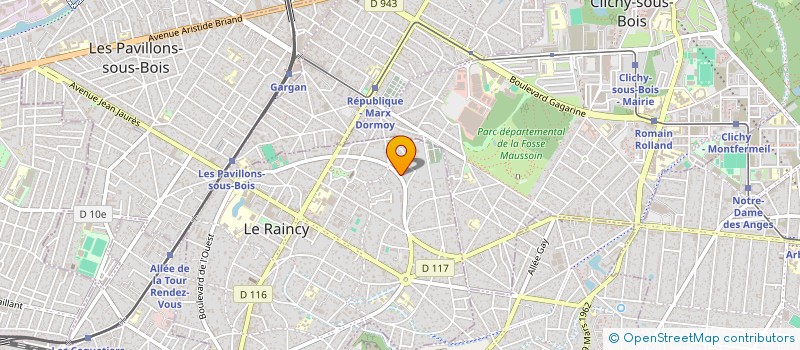 localisation de l'entreprise MONSIEUR RYLES ZIANI  LE RAINCY