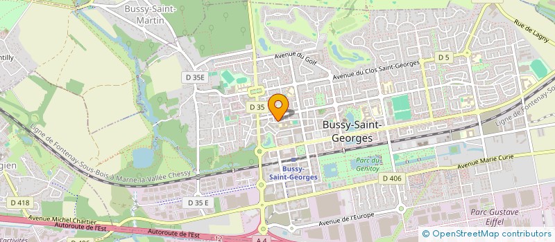 localisation de l'entreprise MONSIEUR RYMEL KOLOKO  BUSSY-SAINT-GEORGES