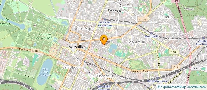 localisation de l'entreprise MONSIEUR RYOTA OISHI à VERSAILLES