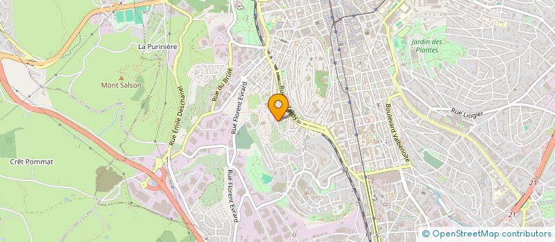 localisation de l'entreprise MONSIEUR S LANDRY CYRILLE BANKOLE  SAINT-ETIENNE