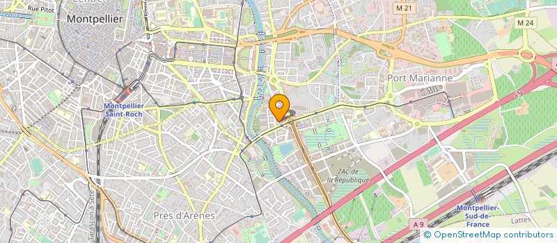 localisation de l'entreprise MONSIEUR SA D BOUKELLAL à MONTPELLIER
