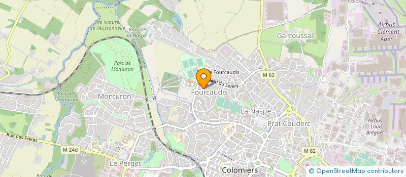 localisation de l'entreprise MONSIEUR SA D BOUZERDEB à COLOMIERS