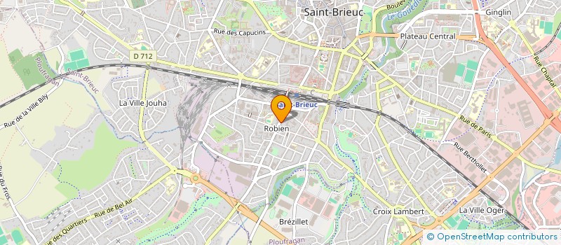 localisation de l'entreprise MONSIEUR SAAD AHMED à SAINT-BRIEUC