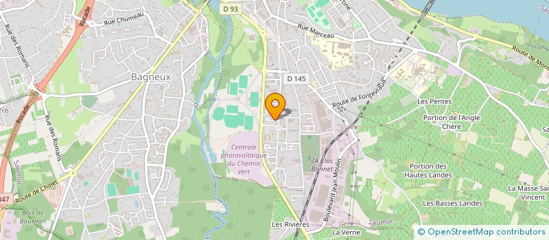 localisation de l'entreprise MONSIEUR SAAD AHMED ISMAIL  SAUMUR