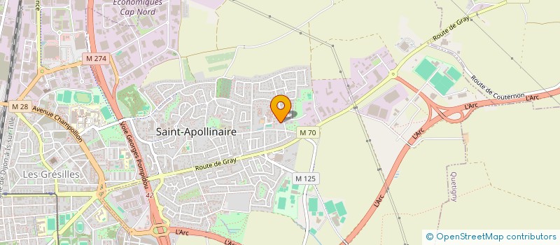 localisation de l'entreprise MONSIEUR SAAD AMRANI MASTARI  SAINT-APOLLINAIRE