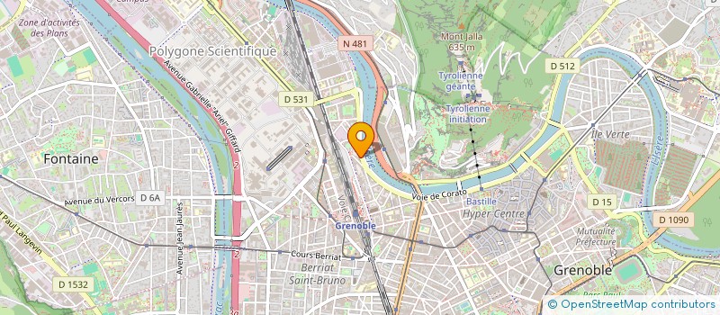 localisation de l'entreprise MONSIEUR SAAD AZZOUZ  GRENOBLE