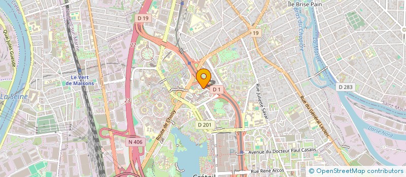 localisation de l'entreprise MONSIEUR SAAD BAKKALI  CRETEIL