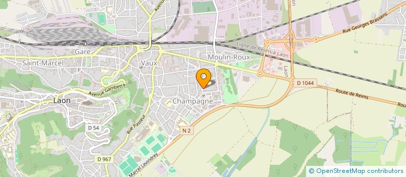 localisation de l'entreprise MONSIEUR SAAD BELHADJ  LAON