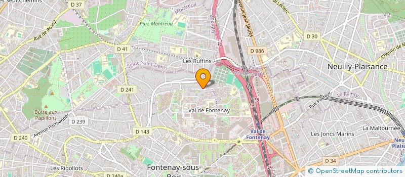 localisation de l'entreprise MONSIEUR SAAD BENADDI à FONTENAY-SOUS-BOIS