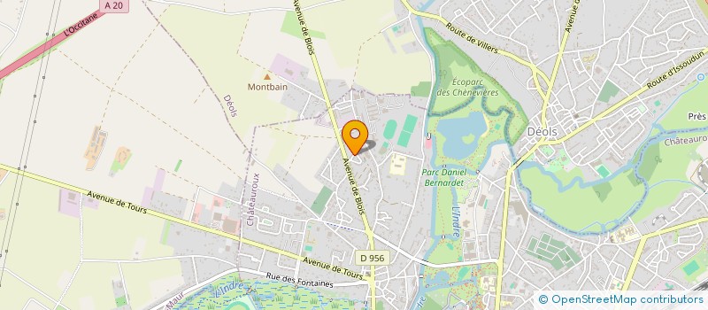 localisation de l'entreprise MONSIEUR SAAD BENBALLA à CHATEAUROUX