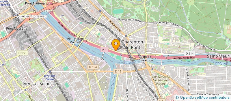localisation de l'entreprise MONSIEUR SAAD BIBOTE à CHARENTON-LE-PONT