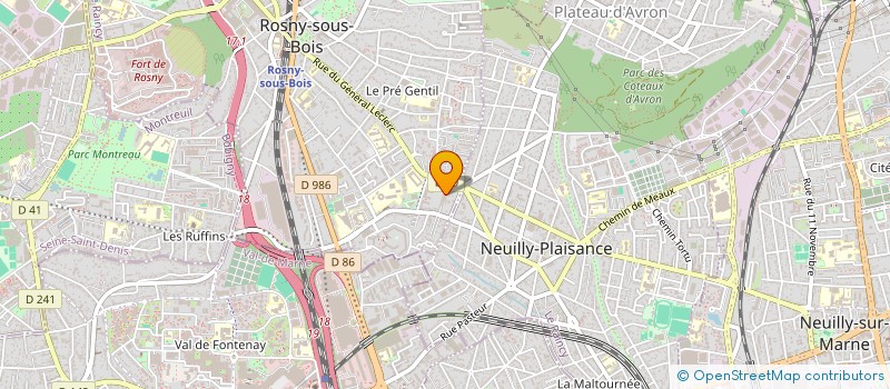localisation de l'entreprise MONSIEUR SAAD BOUCHEHBOUN à ROSNY-SOUS-BOIS