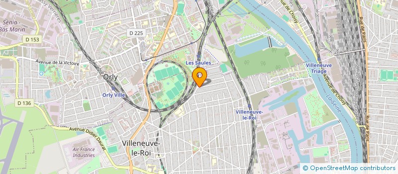 localisation de l'entreprise MONSIEUR SAAD BOUDROUAZ  VILLENEUVE-LE-ROI