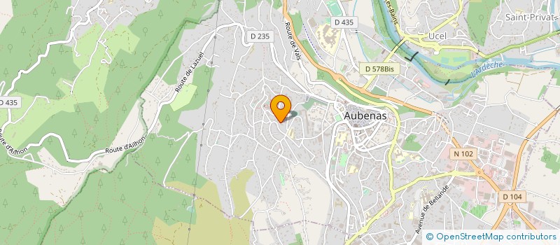 localisation de l'entreprise MONSIEUR SAAD BOUNAMA à AUBENAS