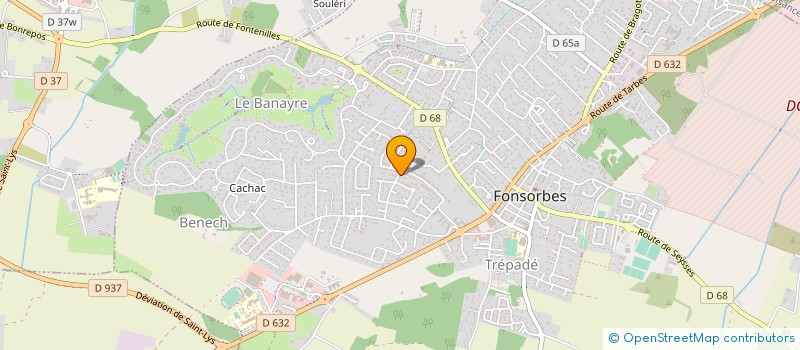 localisation de l'entreprise MONSIEUR SAAD CHAHBOUN  FONSORBES