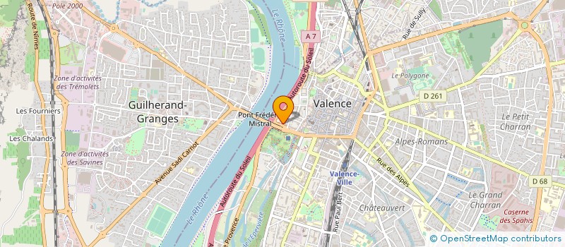 localisation de l'entreprise MONSIEUR SAAD DAICHE à VALENCE