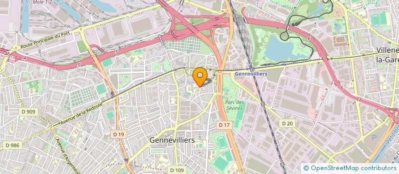 localisation de l'entreprise MONSIEUR SAAD DOUMBIA  GENNEVILLIERS